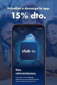 15% descuento de bienvenida en ClubBy