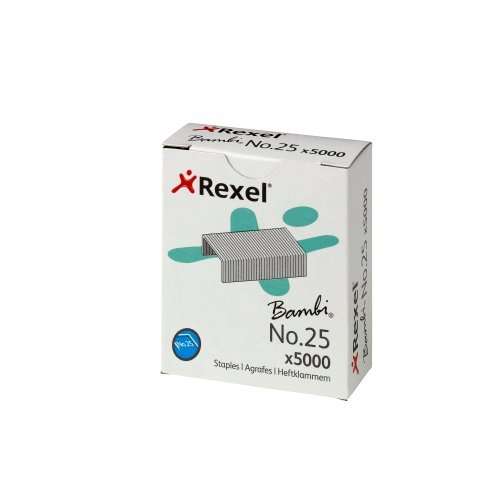 REXEL ACCO5020 - Caja 1500 grapas Nº 25 galvanizadas