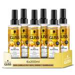 Pack 6x200ml Schwarzkopf Gliss Acondicionador Bifásico Sin Aclarado (1.200ml)