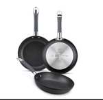 BRA Master – Set de 3 sartenes Aluminio Forjado - 20, 24 y 28 cm