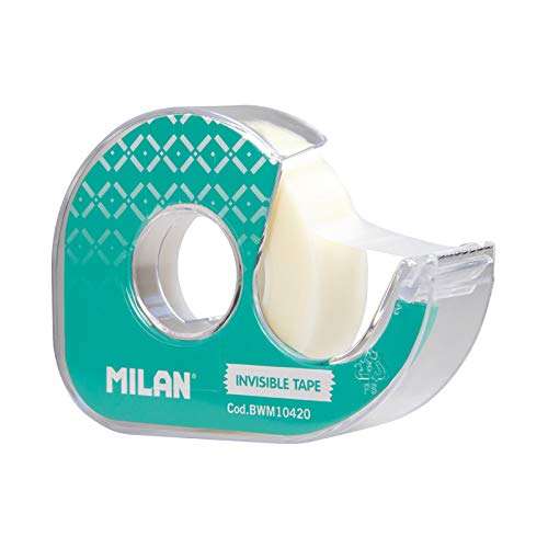 Dispensador de cinta adhesiva MILAN (incluye un rollo de cinta de 19 mm de ancho x 33 m de largo)