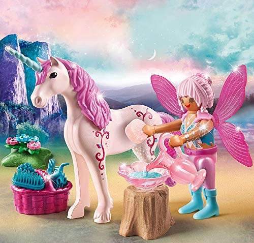 Playmobil Fairies 70658 - Unicornio con Hada Cuidadora