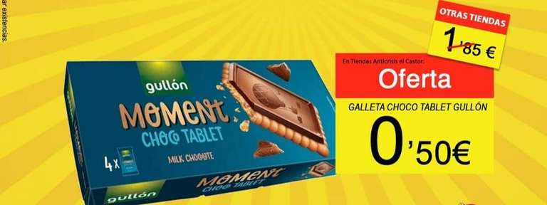 Galletas Choco Tablet ~ Gullón