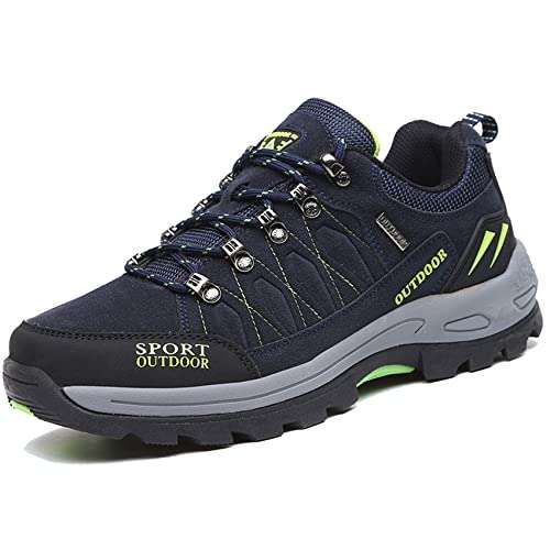 Zapatillas de Senderismo Hombre Impermeables Zapatos de Montaña Aire Libre Deportivas Ligeras Zapatillas de Trekking Botas de Montaña