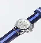 Reloj con pulsera bicolor