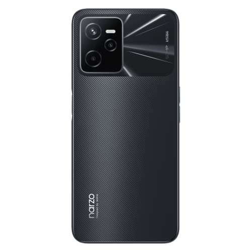 realme Narzo 50A Prime - FHD+ (6,6''), 4GB+64GB, Triple cámara de IA de 50 MP, Batería 5000 mAh, Procesador Unisoc T612, Flash Black