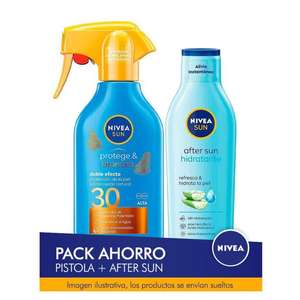 NIVEA SUN Pack ahorro protector solar - Contiene crema solar y aftersun