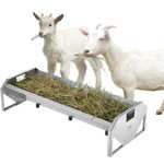 Comedero para cabras de acero resistente y galvanizado