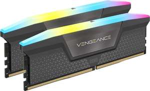 RAM DDR5 Corsair Vengeance RGB 32GB Kit (2x16GB) 6000 CL30 (Intel XMP)