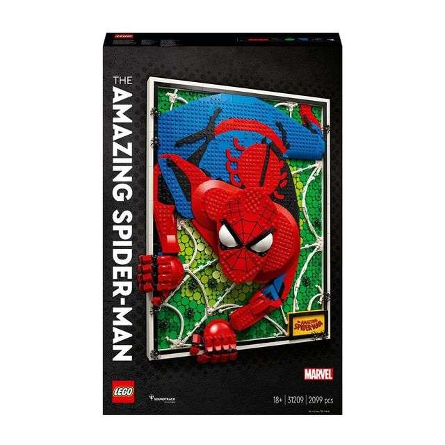 LEGO 31209 Set de construcción El Increíble Spider-Man Superhéroes Marvel LEGO Art