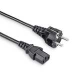 Hama - Universal Mains Cable, 1.5 m, Black, 1.5 m, Negro