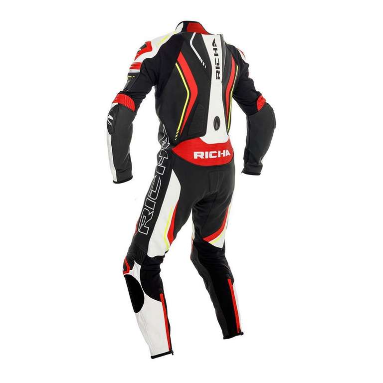 Richa francorchamps - traje moto hombre red/fluo yellow