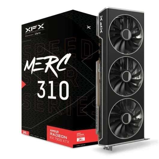Tarjeta gráfica RX 7900XTX XFX SPEEDSTER MERC310 Black Gaming 24GB GDDR6