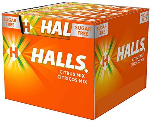 Halls Cítrico - Caramelo duro - Caja con 20 Sticks de 32 g