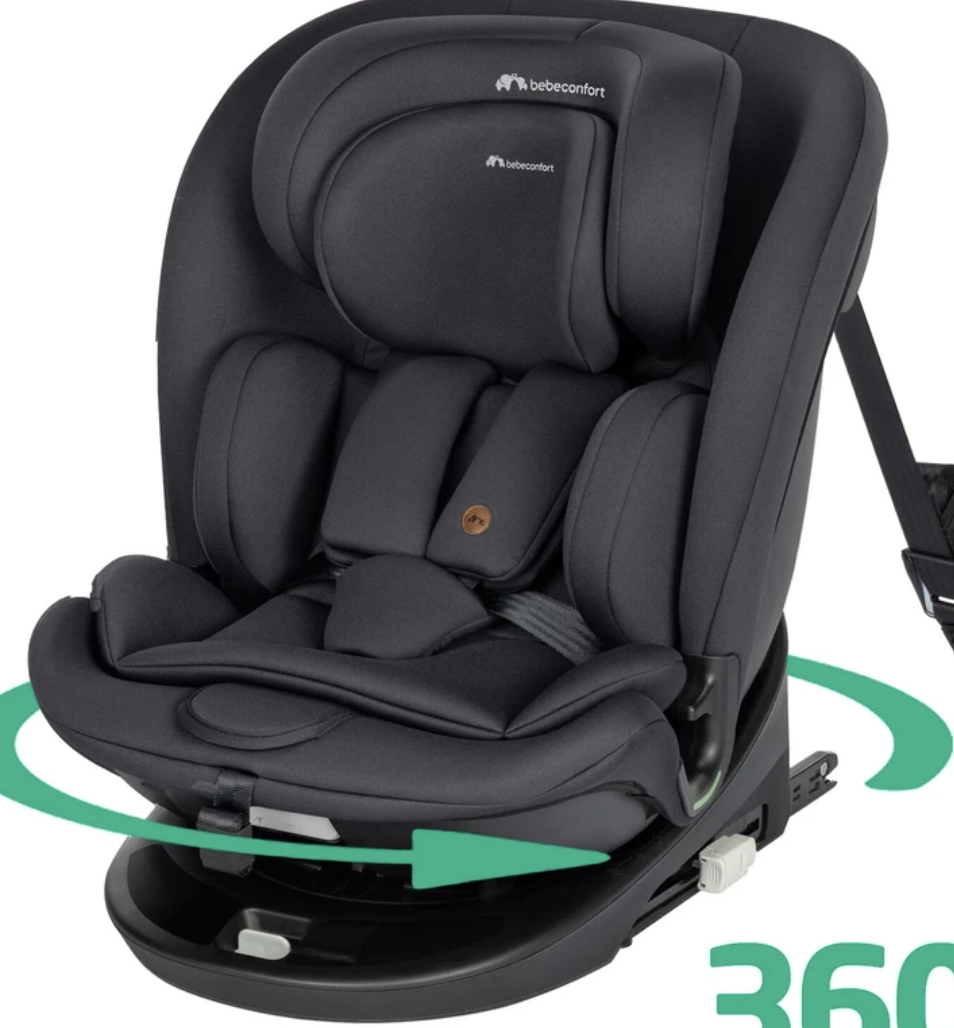 Bebeconfort Silla de coche giratoria evolutiva desde el nacimiento Demeter 360° i-Size - Negro Negro