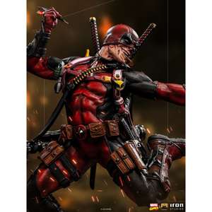 Iron Studios Marvel Comics - Deadpool Estatua Deluxe, BDS Art Escala 1/10