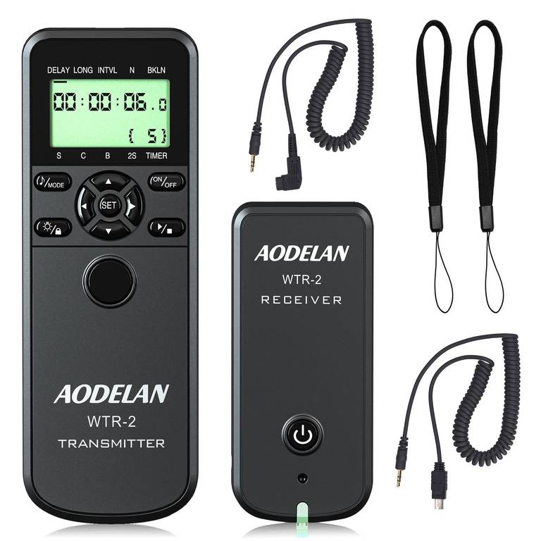Remoto Mando Inalámbrico para Sony A7RIII, A7III, A9, A7RII, A7R, RX100 Vi, HX99, A6000, A77, A99, A6000, a6600, a6100