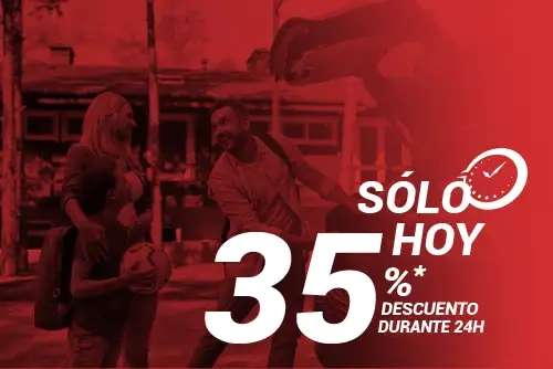 35% dto. en alquiler de coches SOLO HOY + 10% extra registrándose en el Club Record Go