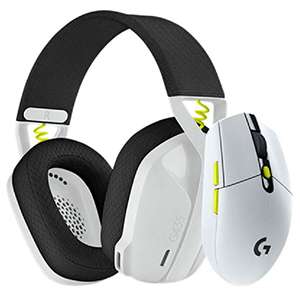 Logitech G435 + G305 Wireless Combo - White/Lime/Black - Pack Perifericos Gaming