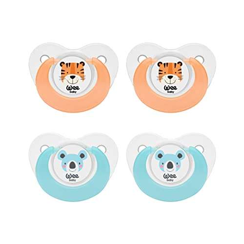 Pack de 4 chupetes Wee Baby (