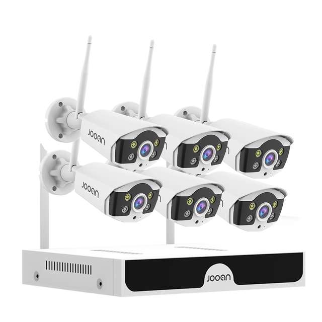 Jooan 10ch nvr 3mp 5MP sistema de Cámara de Seguridad inalámbrica P2P WiFi IP camera Kit al aire libre CCTV camera Video Monitoring Kit nvr