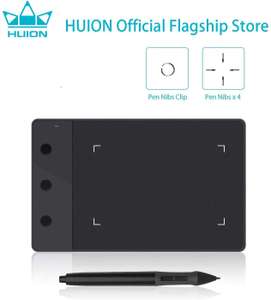 HUION-tableta gráfica OSU H420/420, 4x2,23 ", con bolígrafo de batería