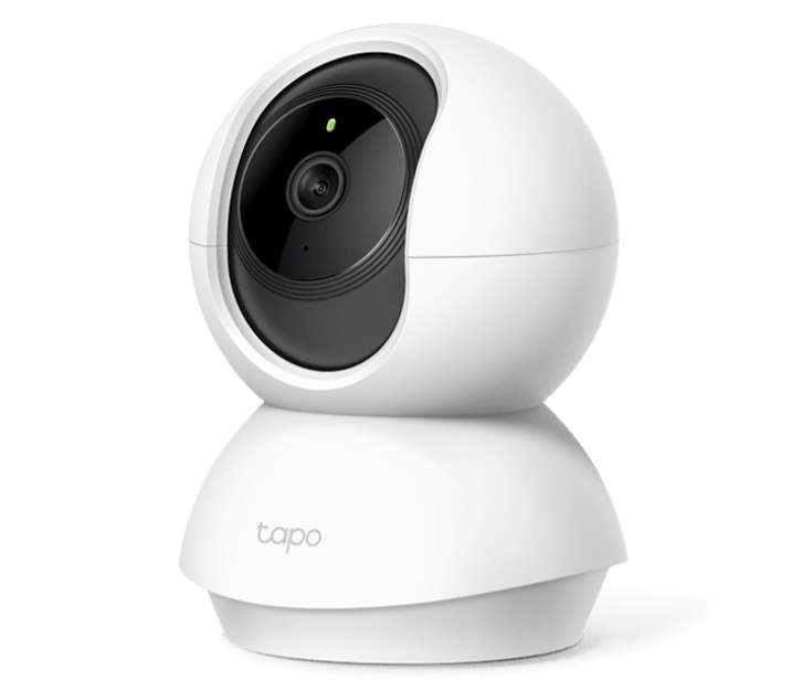 Cámara de vigilancia IP - TP-Link Tapo TC70, 1080p, Full HD, Visión nocturna, Detección movimiento, WiFi