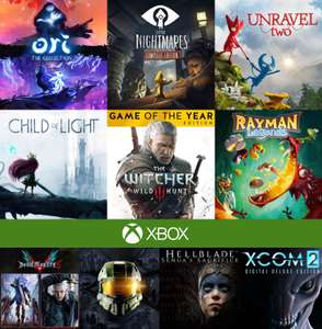 Sagas (The Witcher, Little Nightmares, Ori, Halo,Devil May Cry,XCom),Rayman Legends, Hellblade,Child Of Light | GRATIS Need for Speed Deluxe
