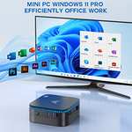 NiPoGi AK1 PRO Mini PC Windows 11,Intel 11th Gen N5105(hasta 2,9 GHz)Mini Ordenadors de Sobremesa,8GB DDR4 256GB ROM