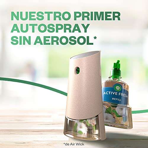 Air Wick Active Fresh Spray Automatico Flor de Jazmín - Pack de 3 Recambios (228mlx3)