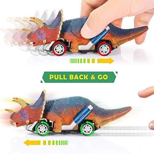 Coches-dinosaurio de juguete para niños