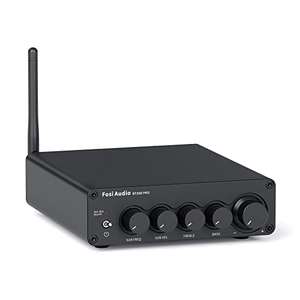 Fosi Audio BT30D Pro TPA3255 Hi-Fi Bluetooth 5.0 Estéreo Amplificador 2.1 Canales Mini Clase D Amplificador 165Wx2+350WSubwoofers--Cupón