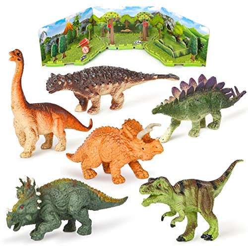 Vanplay - Dinosaurios Juguetes Figuras Puzzle 3D Juegos Educativos Puzzle de Papel para Niños 3 4 5 6 Años