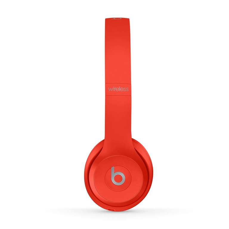 Beats Solo3 Wireless - Auriculares supraaurales - Chip Apple W1, Bluetooth de Clase 1, 40 Horas de Sonido ininterrumpido - Rojo
