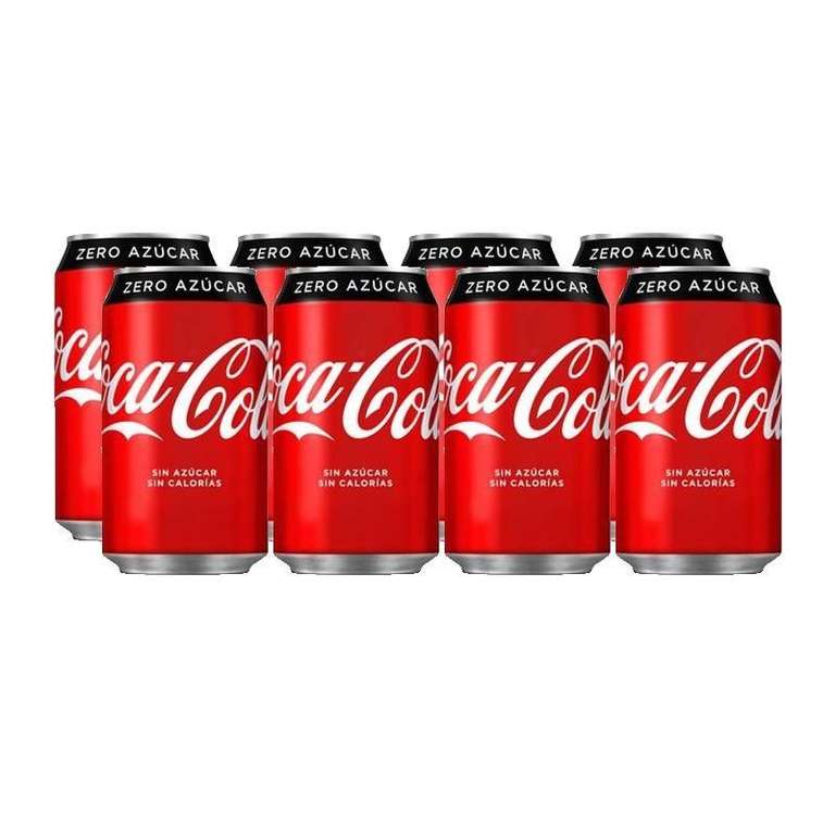 16 latas Coca-Cola Zero 33 cl