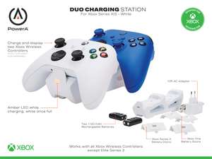 Power A Estación de carga doble para Xbox Series X|S + 2 baterias