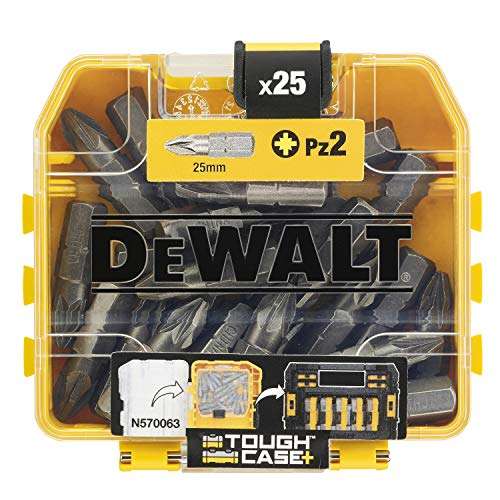 DEWALT DT71521-QZ - Juego de 25 puntas Pz2 de 25 mm