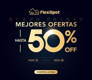 FLEXISPOT Black Friday Hasta 50% dto