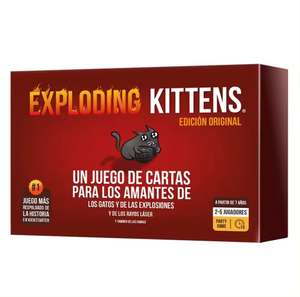 Asmodee Exploding Kittens - Juego de Cartas en Español para 2-5 Jugadores