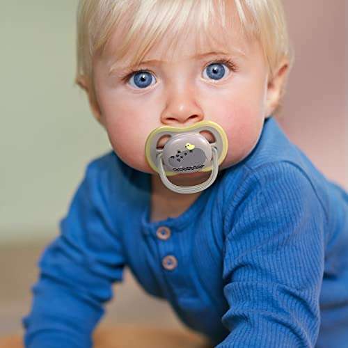 2 chupetes Philips Avent ultra air - Chupete sin BPA para bebés de entre 6 y 18 meses (más en descripción)