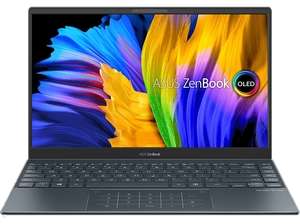 Portátil - ASUS ZenBook 13 OLED UX325EA-KG762, 13.3" FHD, Intel Core i7-1165G7, 16GB RAM, 512GB SSD, Iris Xᵉ Graphics, Sin sistema operat