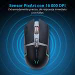 MEDION ERAZER Supporter P13 ratón inalámbrico Gaming (sensor Pixart con 16000 DPI, 7 botones progr, iluminación RGB