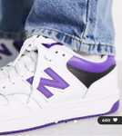 Zapatillas en blanco y violeta 480 de New Balance