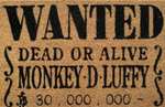 Felpudo One Piece - Wanted Dead Or Alive