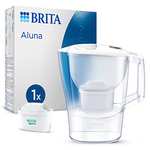 BRITA Jarra con filtro Aluna (2,4 l) incl. 1x cartucho MAXTRA PRO All-in-1: apta para frigo con memo digital, reduce cloro, cal e impurezas