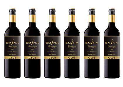 6x botellas de Emina prestigio club 2020 D.O. Ribera del Duero [Nuevo usuario]