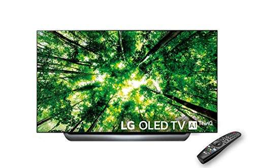LG OLED 65C8PLA - Smart TV 4K OLED, 65", con Inteligencia Artificial, Procesador Alpha 9, 100% HDR, Dolby Vision/Atmos, HDMI 4,