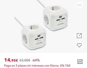 ▷ Chollo Regleta vertical de enchufes Sameriver con 8 tomas y 4 USB por  sólo 20,50€ con cupón descuento (-15%)
