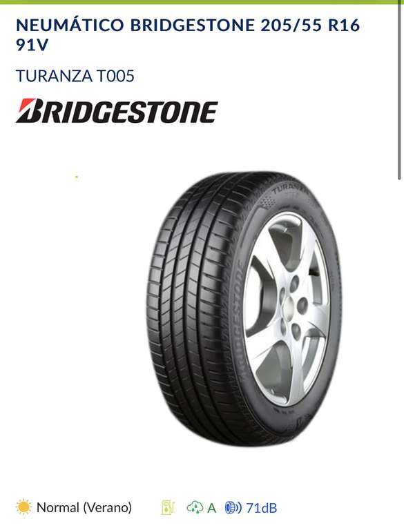 Bridgestone 205-55-16 turanza 005