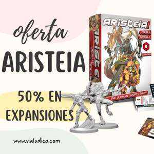 Recopilatorio del Juego de Mesa "Aristeia + Expansiones" en Via Lúdica